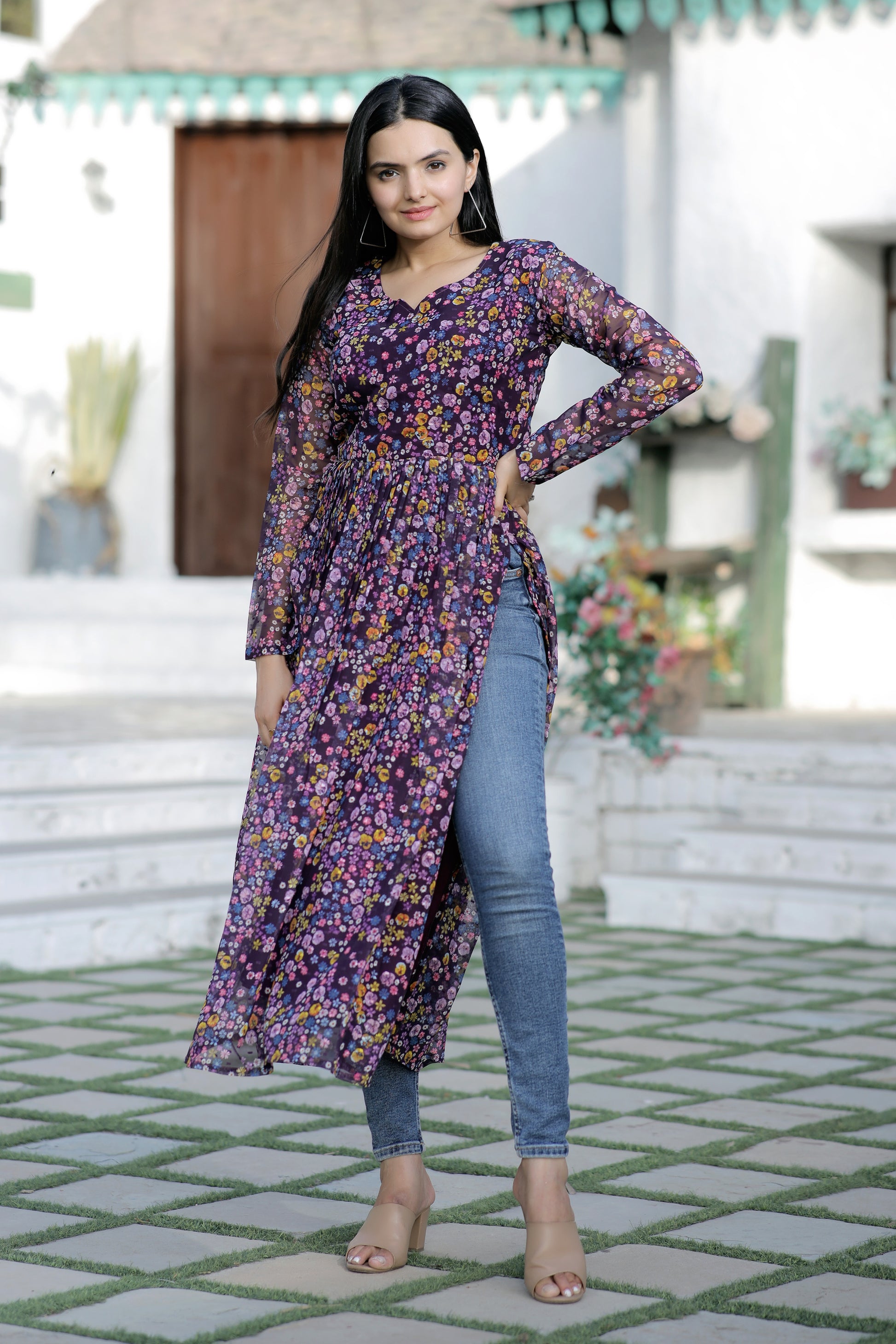 Nayra cut Kurtis with comfortable stylish and digital print - Clothebelle