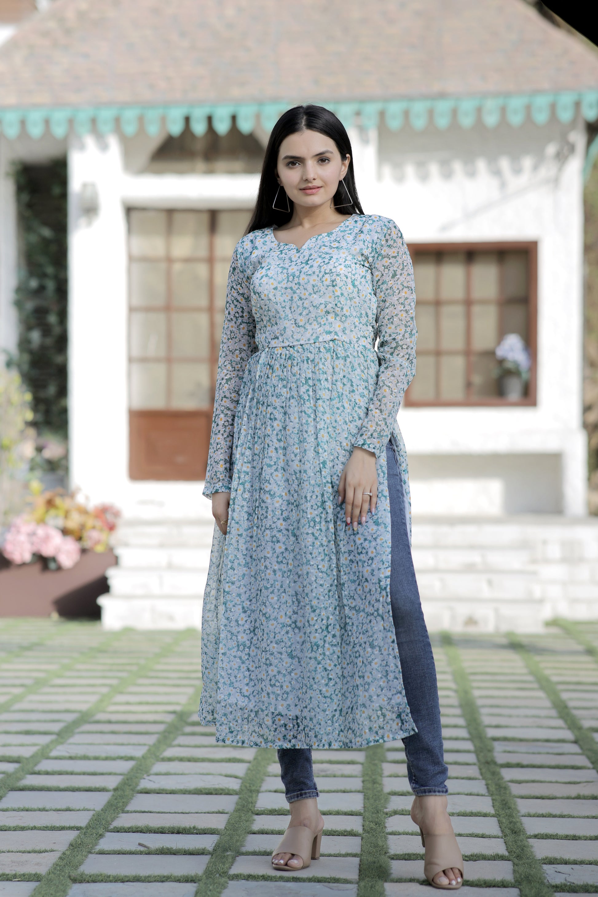 Nayra cut Kurtis with comfortable stylish and digital print - Clothebelle