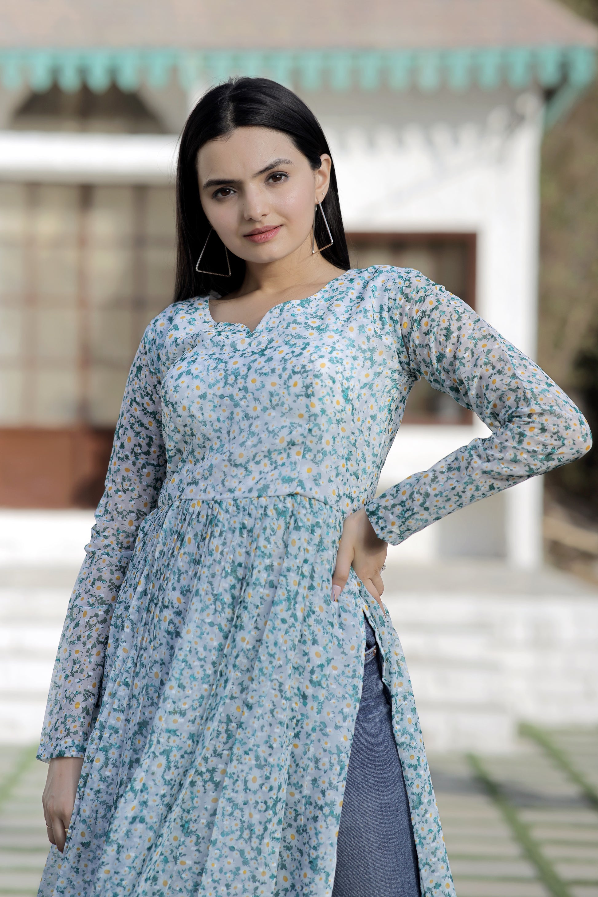 Nayra cut Kurtis with comfortable stylish and digital print - Clothebelle