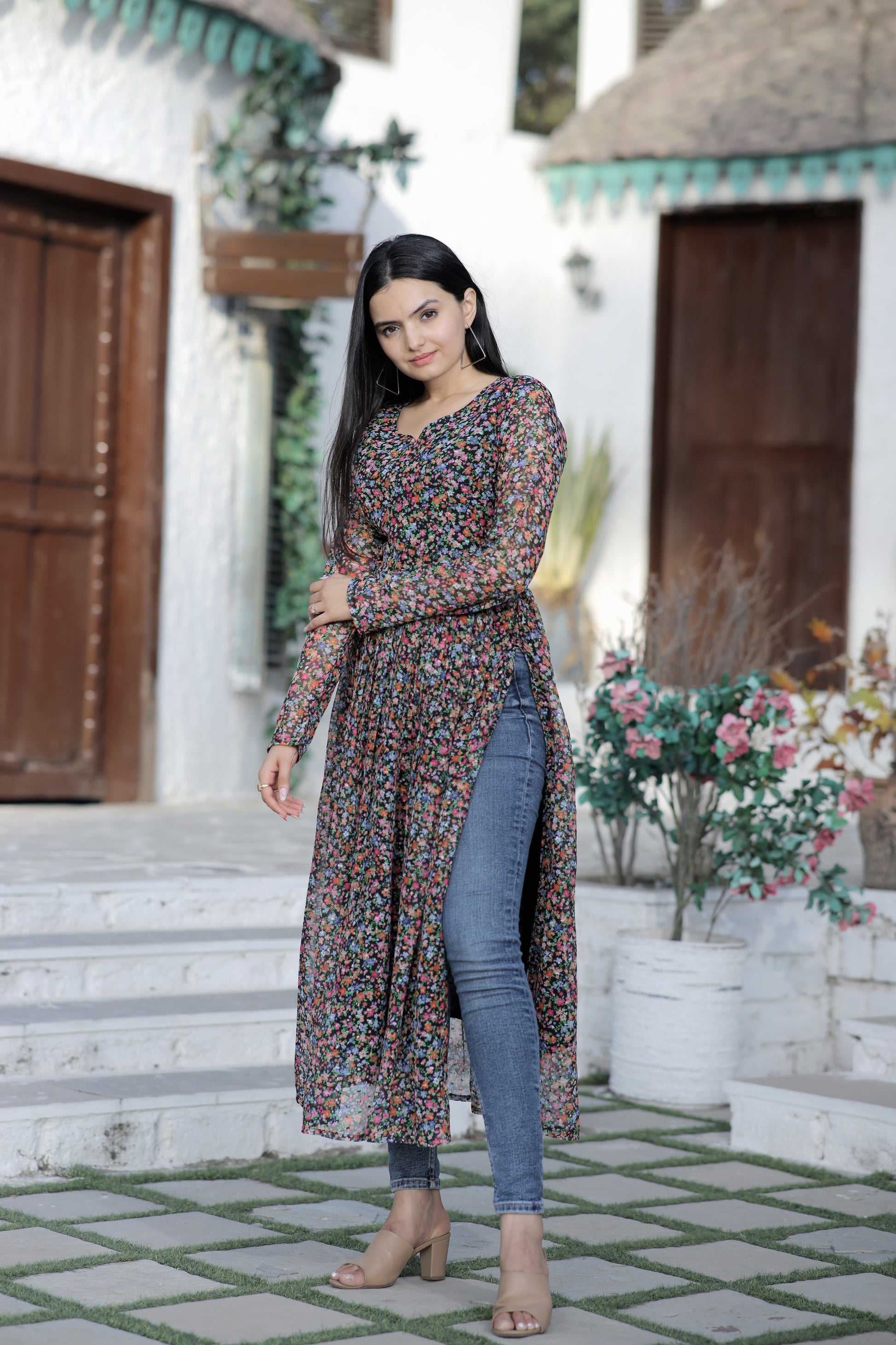 Nayra cut Kurtis with comfortable stylish and digital print - Clothebelle