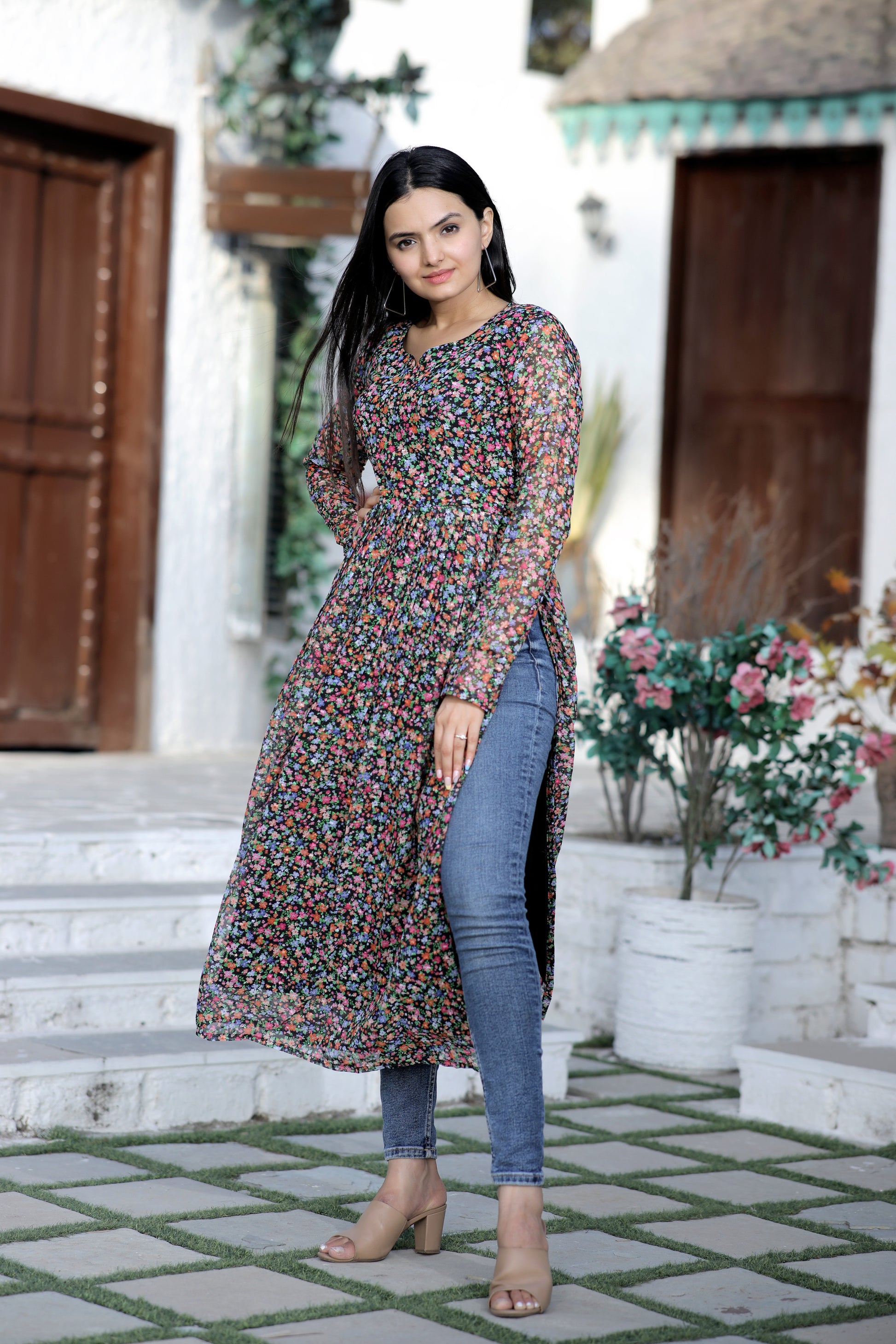 Nayra cut Kurtis with comfortable stylish and digital print - Clothebelle