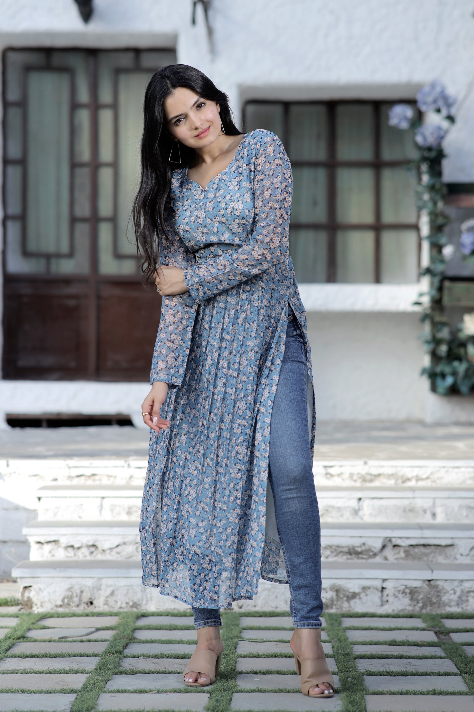 Nayra cut Kurtis with comfortable stylish and digital print - Clothebelle