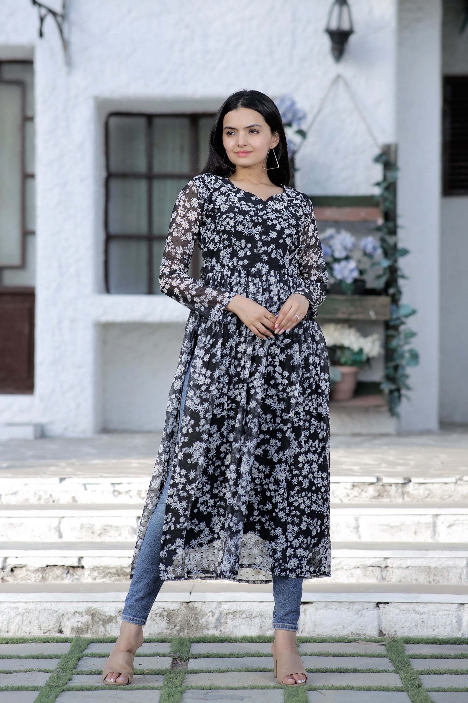 Nayra cut Kurtis with comfortable stylish and digital print - Clothebelle