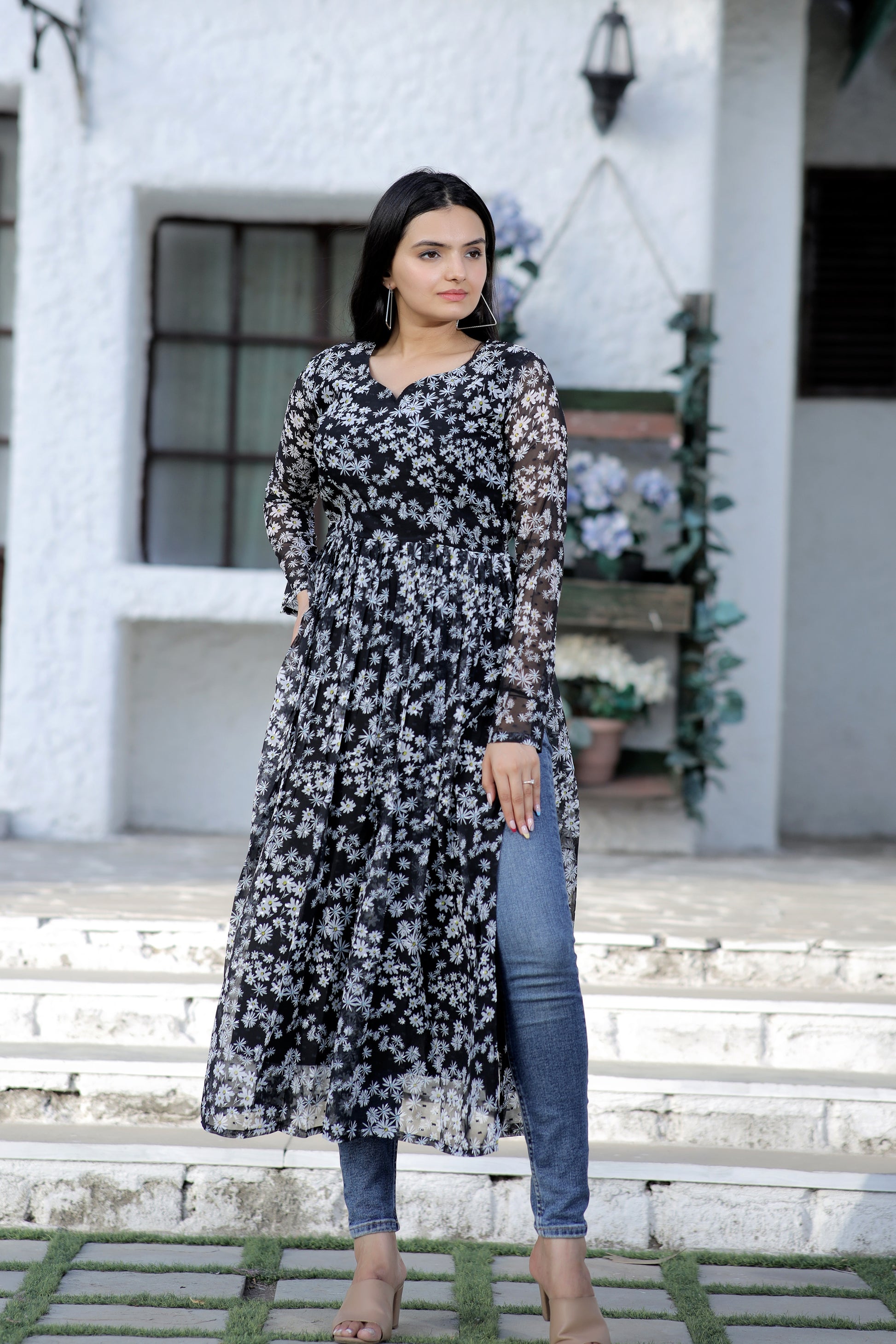 Nayra cut Kurtis with comfortable stylish and digital print - Clothebelle