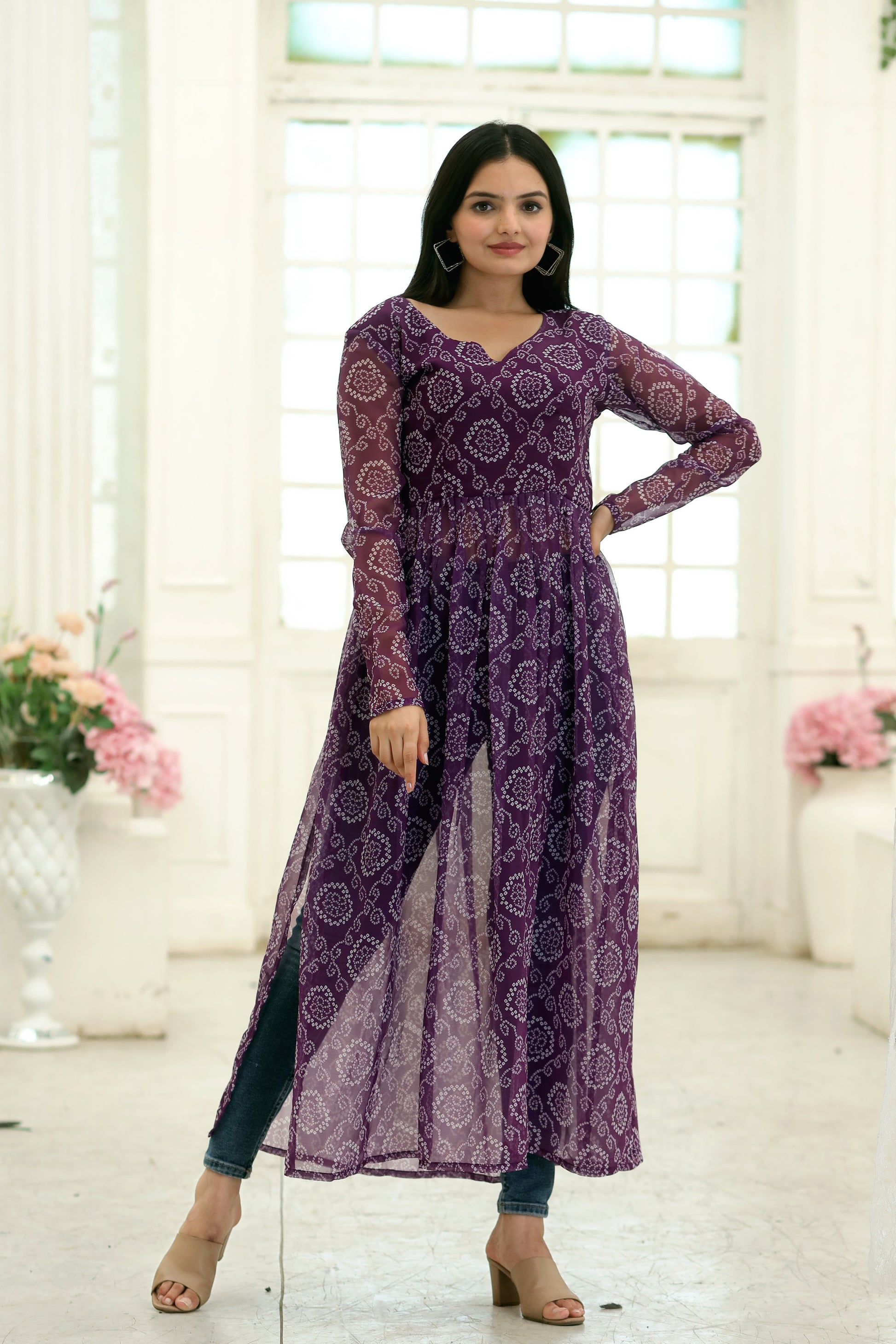 PREMIUM READYMADE DESIGNER NAYRA CUT KURTI - Clothebelle